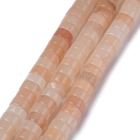 Natural Pink Aventurine Beads Strands G-Z006-C18-1