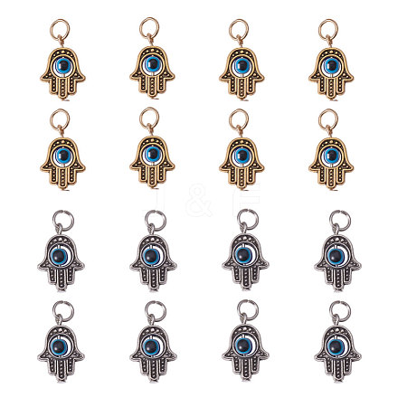  Tibetan Style Alloy Pendants PALLOY-NB0001-15-1