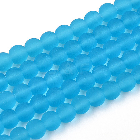 Transparent Glass Beads Strands GLAA-T032-T4mm-MD06-1