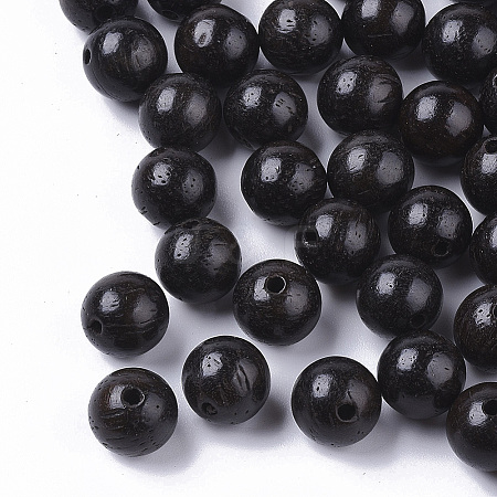 Natural Wood Beads LS-X-WOOD-S666-8mm-02-1