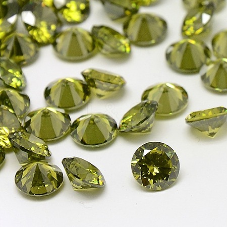 Diamond Shape Grade A Cubic Zirconia Cabochons ZIRC-M002-1.5mm-006-1