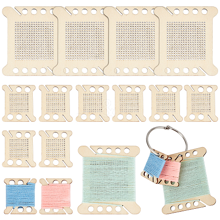 1Set Wood Thread Winding Boards FIND-FH0011-36-1