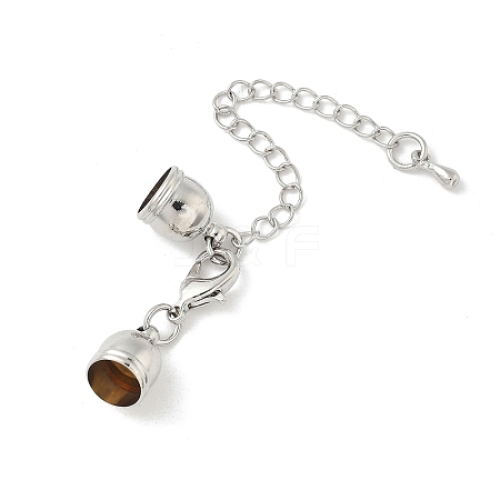 Brass Chain Extender KK-K001-6mm-P-1