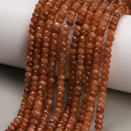 Dyed Natural White Jade Beads Strands GG-CBAF9EE-A07-3x4mm-1