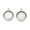 Tibetan Style Alloy Pendant Cabochon Settings PALLOY-N178-13AS-D-1