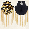 Vintage Iron Tassel Epaulette AJEW-CY0002-76G-7