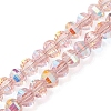 Electroplate Glass Beads Strands EGLA-K015-11A-1