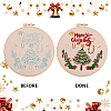 Christmas DIY Embroidery Starter Kits for Beginners AJEW-WH20816-026-6