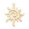 Rack Plating Alloy Big Pendants PALLOY-N179-04MG-1