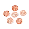 Spray Painted Glass Beads DGLA-R052-002-B09-1