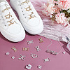 24Pcs 12 Styles Crystal Rhinestone Shoe Lace Decoration FIND-GA0005-07-4