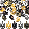 60Pcs 5 Colors Tibetan Style Alloy Hat Pendants FIND-SC0010-86-1