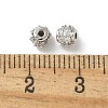 Brass Micro Pave Cubic Zirconia Beads KK-A236-08P-02-2