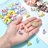50Pcs Opaque Resin Pendants RESI-CJ0004-45-4