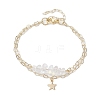 Opalite Chip Multi-Strand Bracelet Sets BJEW-JB10500-03-1