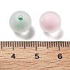 Frosted Transparent Acrylic Beads OACR-A032-14B-3