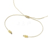 Adjustable Natural Amazonite & Quartz Crystal & Apatite Braided Bead Bracelets for Women BJEW-JB11619-05-4