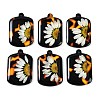 Epoxy Resin Pendants RESI-S09-01D-RS-1