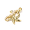 Plastic Imitation Pearl Pendants KK-P320-01E-G-2
