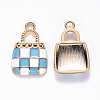 Alloy Enamel Pendants ENAM-N054-006B-2