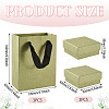 3Pcs Square Paper Jewelry Display Cases CON-TA0001-39E-01-4