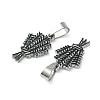 304 Stainless Steel Manual Polishing Pendants STAS-C075-25P-2