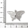 Brass Micro Pave Cubic Zirconia Pendants KK-P320-03B-P-3