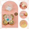 50Pcs Rose Flower Window Paper Candy Packaging Boxes CON-OC0001-78A-3