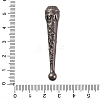 Alloy Cord End PALLOY-WH0022-03AS-3