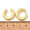 Rack Plating Brass Ring Cuff Earrings for Women EJEW-H135-01G-02-3