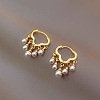 Cloud Alloy Plastic Imitation Pearl Chandelier Earrings FS-WGCF050-01-3