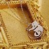 Stainless Steel Pendant Necklaces ZE1785-2-2