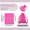20Pcs Rectangle Polyester Imitation Burlap Packing Pouches Drawstring Bags ABAG-TA0001-95E-4