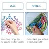 8Pcs 4 Styles Self Adhesive PVC Sticker DIY-WH0311-035-4