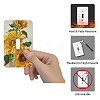 CREATCABIN 2Pcs Acrylic Light Switch Plate Outlet Covers DIY-CN0001-93B-4