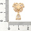 Brass Micro Pave Clear Cubic Zirconia Pendants LS-ZIRC-U003-01G-03-3