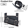 PU Leather with Alloy Waist Fencing Sheath AJEW-WH0419-05B-2