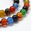Natural Agate Beads Strands G-F417-05-14mm-3