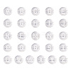 50g Transparent Spray Painted Acrylic Beads TACR-TA0001-21-2