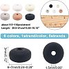6 Strands 6 Colors Handmade Polymer Clay Beads CLAY-FH0001-10-5
