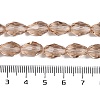 Transparent Glass Beads Strands LS-EGLA-N013-T10mm-D23-4