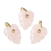 Natural Rose Quartz Pendants GG-CBA105B-01M-G-1