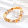 Natural Topaz Jade Beads Stretch Bracelets BJEW-F380-01-B07-4