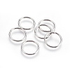 Tarnish Resistant 304 Stainless Steel Saw Cut Open Jump Rings STAS-P212-24P-03-1
