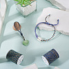 4 Rolls 4 Colors 4-Ply Polycotton Cord with Metallic Thread OCOR-TA0003-33D-7