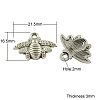 Tibetan Style Alloy Pendants TIBEP-S018-AS-FF-1