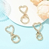 3Pcs Alloy Spring Gate Rings KEYC-JKC01477-1