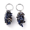 Natural Sodalite Keychain KEYC-C050-01C-RS-1