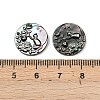 Natural Black Lip Shell Carved Cabochons SSHEL-B006-01B-C-3