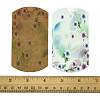 30Pcs 2 Styles Flower Printed Paper Pillow Gift Boxes CON-FS0001-21B-5